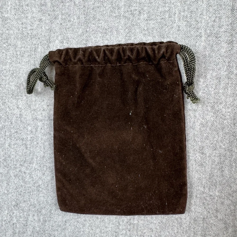 Vintage Joskes Drawstring Dust bag Jewelry Pouch Cover Gold Logo